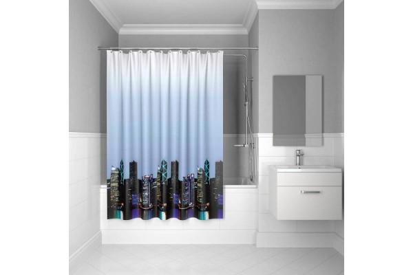 Штора для ванной комнаты IDDIS City 200*240 см city (210P24RI11)