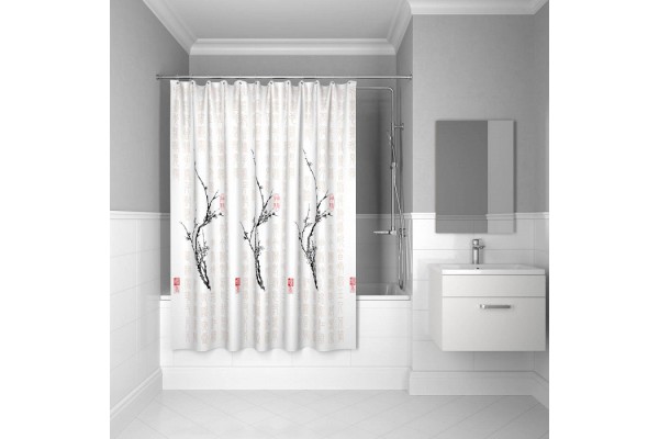 Штора для ванной комнаты IDDIS Cherry Tree 200*200 см 200*200 см