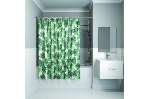 Штора для ванной комнаты IDDIS Basic 200*180см полиэстер