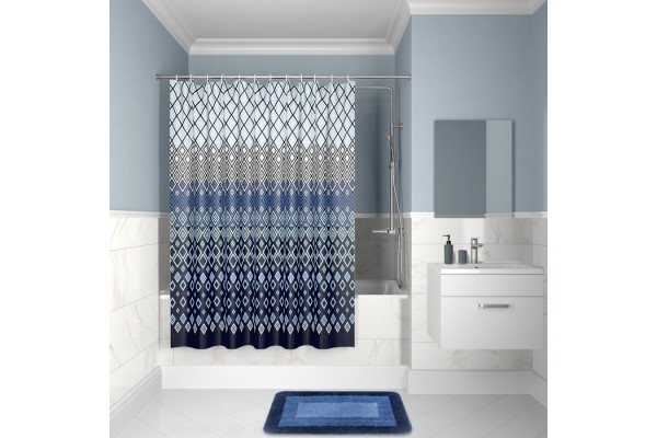 Штора для ванной комнаты 200*180 IDDIS Decor