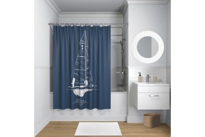 Штора для ванной комнаты 200*180 IDDIS Basic