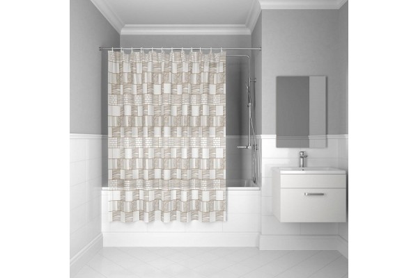 Штора для ванной комнаты IDDIS PEVA 180*180см