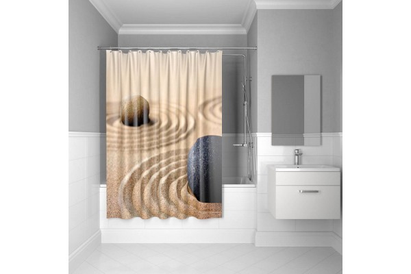 Штора для ванной комнаты IDDIS Sandy 180*200 см полиэстер