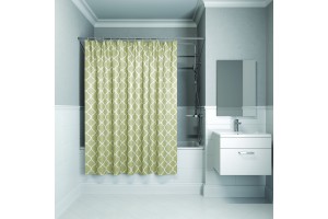 Штора для ванной комнаты IDDIS Basic 200*180см полиэстер