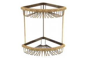 Полка угловая Lemark Jasmine LM6682B 2-ярусная Lemark Jasmine