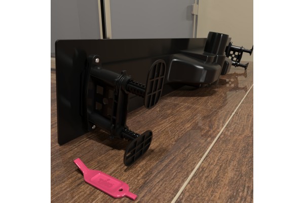 Водоотводящий желоб TIMO из пластика, с порогами из нержавеющей стали