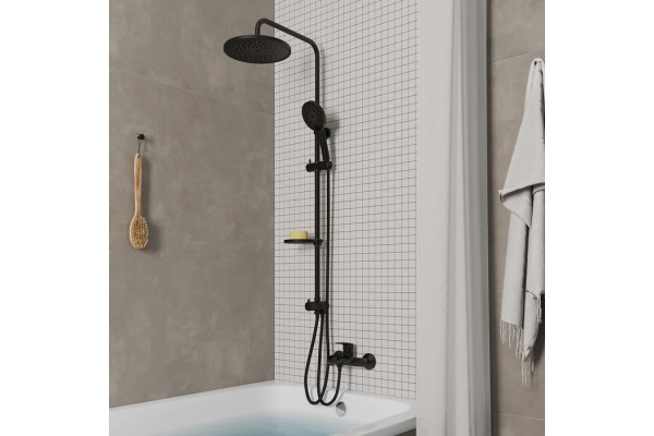 Душевой гарнитур с тропической лейкой Milardo Ideal Spa