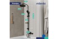 Душевой гарнитур с тропической лейкой Milardo Ideal Spa