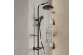 Смеситель термостатический для душа со стойкой и тропической лейкой Milardo Ideal Spa