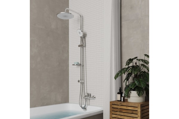 Душевой гарнитур с тропической лейкой Milardo Ideal Spa