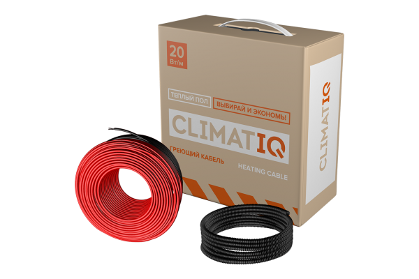 Кабель нагревательный Climatiq 50 м, 1000 Вт электрический теплый пол CLIMATIQ.CABLE.50