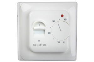Терморегулятор Climatiq CLIMATIQ.THERM.WHITE проводной, не программируемый, белый