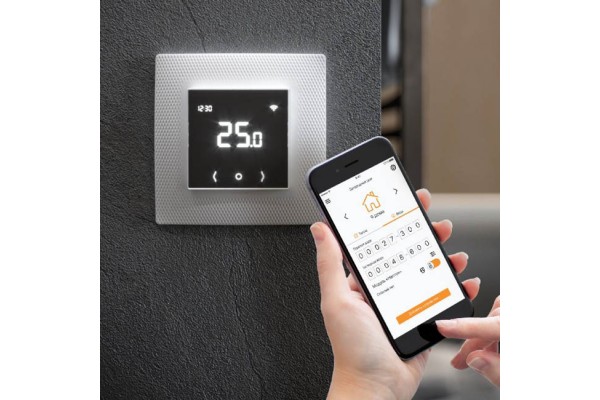 Терморегулятор Теплолюкс EcoSmart 25 Wi-Fi проводной, программируемый, белый 2239190