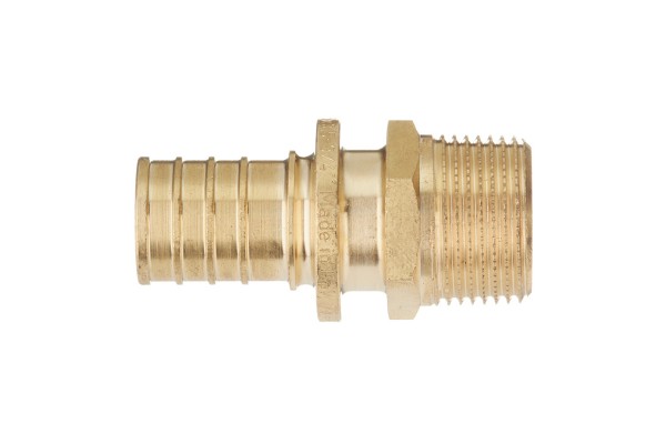 Elsen Переходник 25x3/4 Н. аксиальный PEX, латунь
