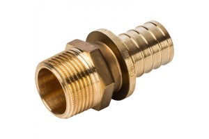 Elsen Переходник 32x1 Н. аксиальный PEX, латунь