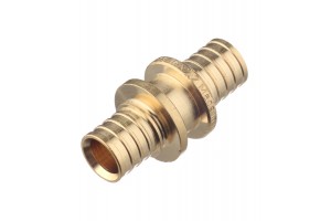 Elsen Муфта 16x16 аксиальный PEX, латунь