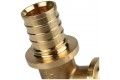Elsen Угольник 25x25 аксиальный PEX, латунь