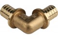 Elsen Угольник 25x25 аксиальный PEX, латунь