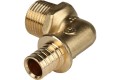 Elsen Угольник переходной 20x3/4 Н. аксиальный PEX, латунь