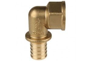 Elsen Угольник переходной 16x1/2 В. аксиальный PEX, латунь