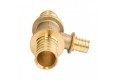Elsen Тройник переходной 32x16x32 аксиальный PEX, латунь