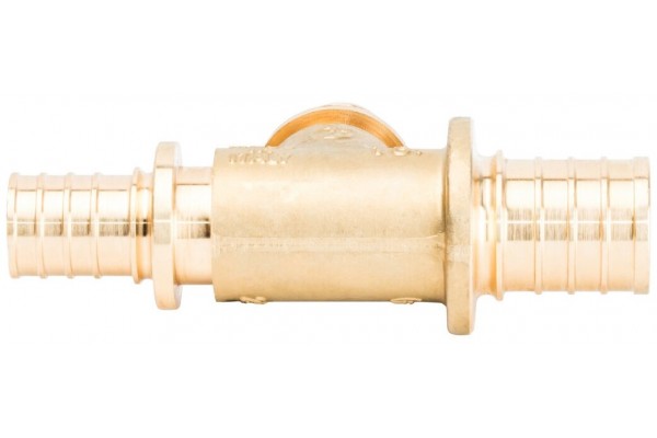 Elsen Тройник переходной 32x25x25 аксиальный PEX, латунь