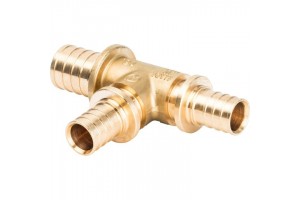 Elsen Тройник переходной 32x25x25 аксиальный PEX, латунь