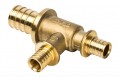 Elsen Тройник переходной 20x16x16 аксиальный PEX, латунь