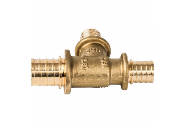 Elsen Тройник переходной 20x16x16 аксиальный PEX, латунь