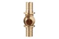 Elsen Тройник 16x16x16 аксиальный PEX, латунь