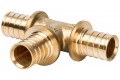 Elsen Тройник 32x32x32 аксиальный PEX, латунь