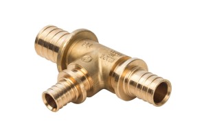 Elsen Тройник переходной 25x16x20 аксиальный PEX, латунь