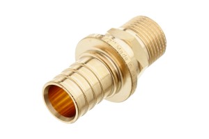 Elsen Переходник 25x1/2 Н. аксиальный PEX, латунь
