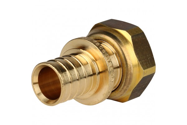 Elsen Переходник с НГ 25x1 В. аксиальный PEX, латунь