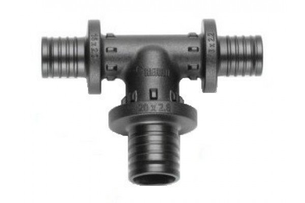 REHAU RAUTITAN Тройник переходной 16x25x16 аксиальный PEX, PPSU