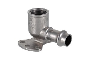Valtec угольник с креплением, водорозетка ВН 12x1/2