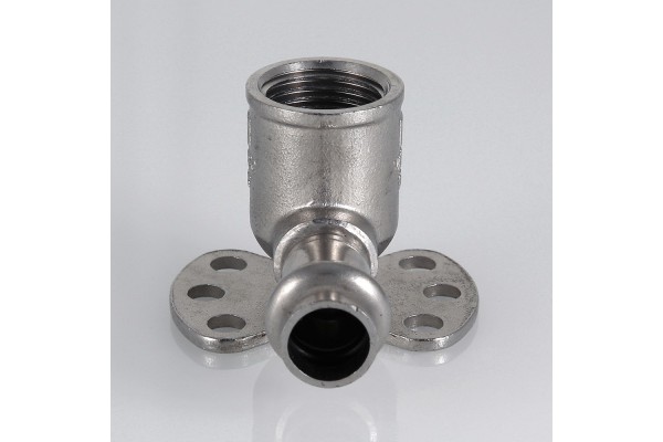 Valtec угольник с креплением, водорозетка ВН 15x1/2