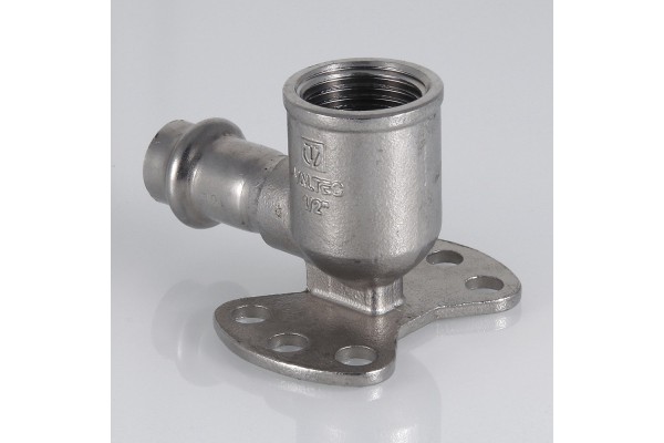 Valtec угольник с креплением, водорозетка ВН 22x1/2