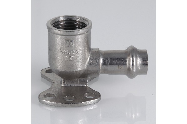 Valtec угольник с креплением, водорозетка ВН 22x1/2