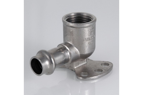 Valtec угольник с креплением, водорозетка ВН 22x3/4