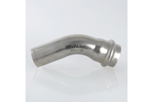 Valtec угол 45° ВН/НАР 15x15 пресс нерж