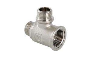 Valtec Тройник с двумя переходами на нар. р. 3/4х1/2х1/2 вн.-нар.-нар., VTr.133.RN.050404