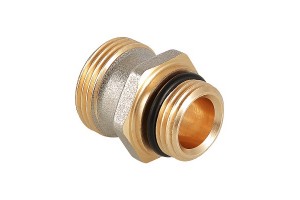 Valtec Ниппель для коллекторного блока 586, под расходомер, 1/2 х евроконус нар.-нар., VTr.580.NEI.040E