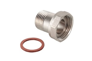 Valtec Полусгон прямой с накидной гайкой, 1/2x1/2, VTr.613.N.0404