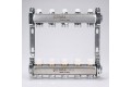 Коллекторная группа Valtec VTc.582.EMNX.0606 отводов 6, нержавеющая сталь,  радиаторная разводка