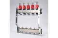 Коллекторная группа Valtec VTc.584.EMNX.0603 отводов 3, нержавеющая сталь, c расходомерами, тёплый пол