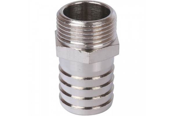 STOUT Штуцер НР никелированный 3/4x25