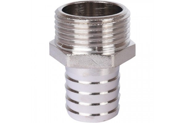 STOUT Штуцер НР никелированный 1x25