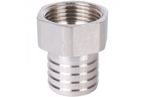 STOUT Штуцер ВР никелированный 1x30