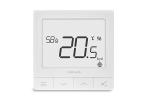 Salus Терморегулятор SQ610RF программируемый, беспроводной Wi-Fi
